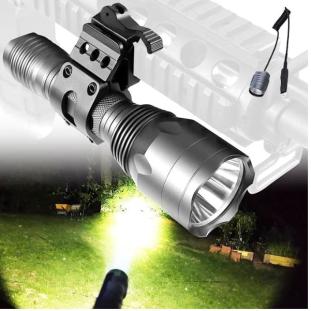 Best Tactical, Flashlights 2022, 1250 High Lumen, 1 Mode, EDC, Tac Light, Spotlight