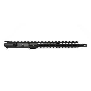 M4E1 Threaded 14.5" 5.56 Carbine-Length M4 QPQ Barrel No Forward Assist Complete Upper W/ 13.5" Slimline Handguard - Anodized Black